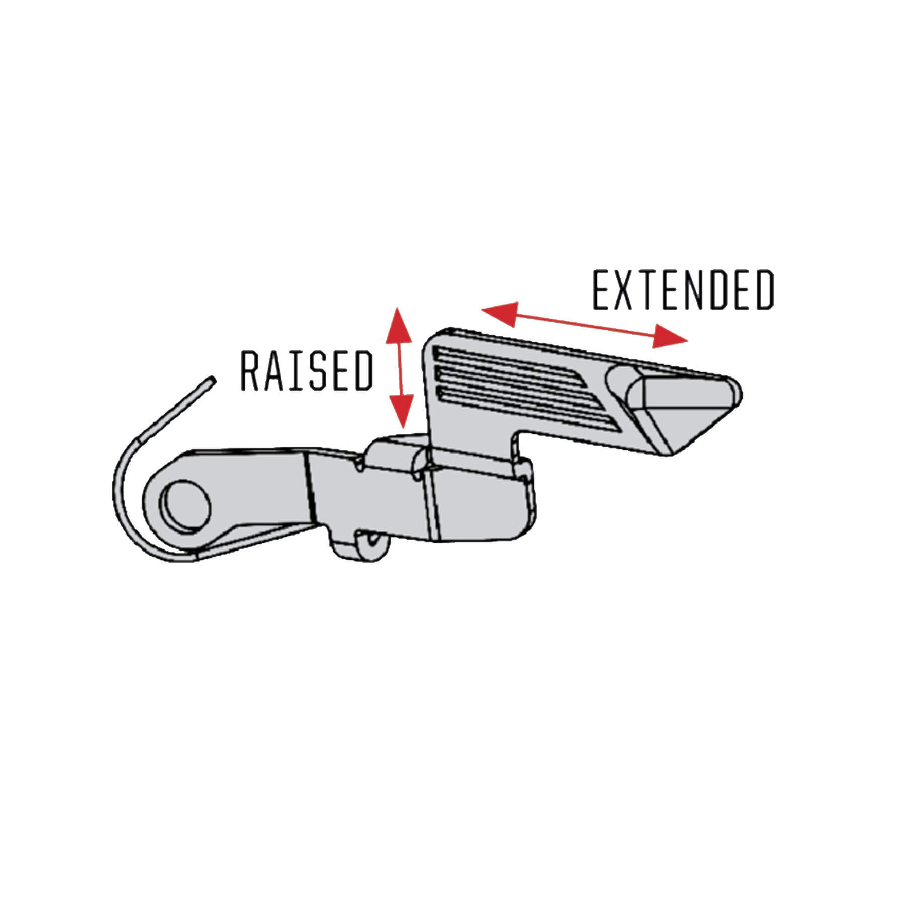 Ultimateod GEN 3 Extended Slide Lock Lever & 3-Pin Kit For Glock 17/19/20/21/22/23/26 – Stainless