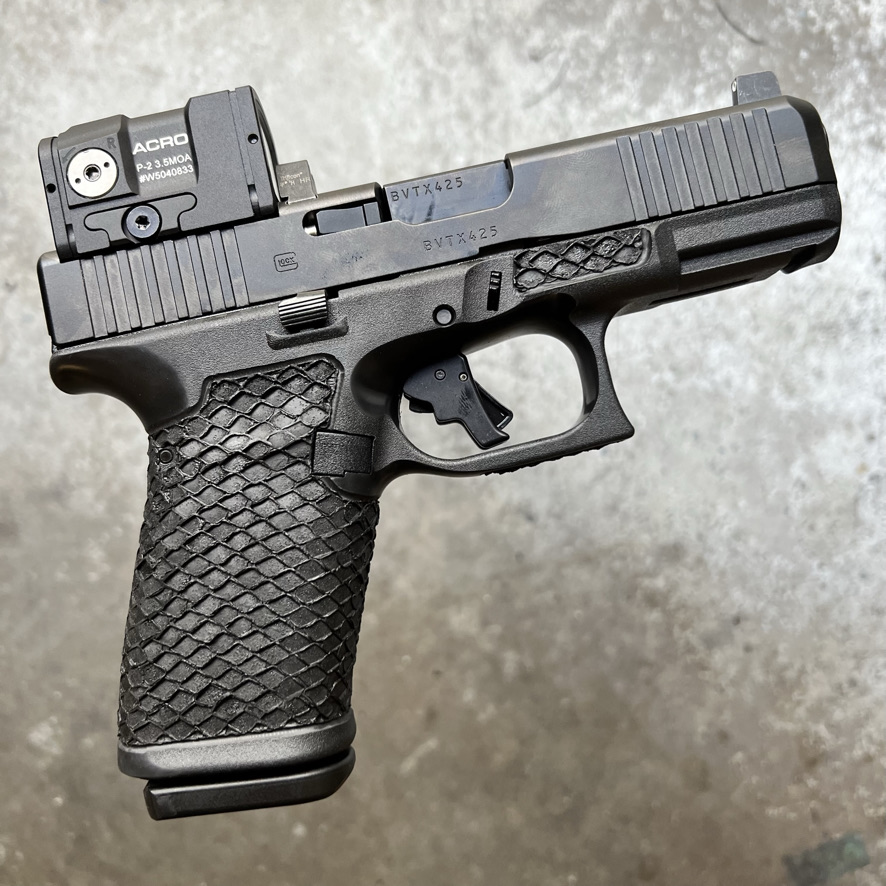 thumbnail image 2 of Glock 19 Gen 1-3 9mm RMR Cut Slide – Robins Egg Blue Cerakote, New, USA Made 2 of 4