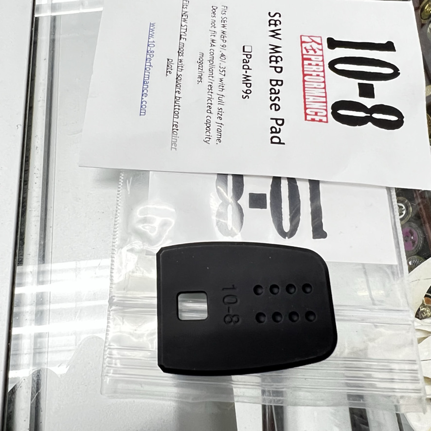 Custom Aluminum Magazine Base Plate For Glock 9/40/45 - Choose Color (Gold, Black, Silver, Red, Blue)