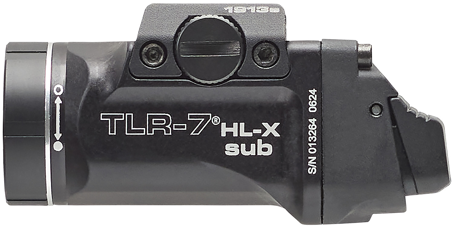 Streamlight TLR-7 HL-X SUB, 1000 lumen weaponlight, for 1913 short rail subcompact handguns