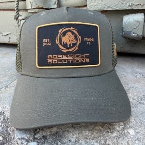 Boresight Solutions Trucker Hat, Green/Gold