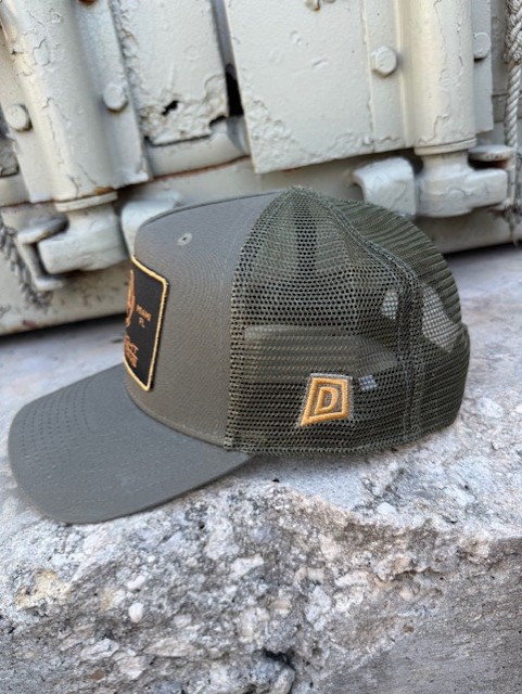 Boresight Solutions Trucker Hat, Green/Gold - Image 5