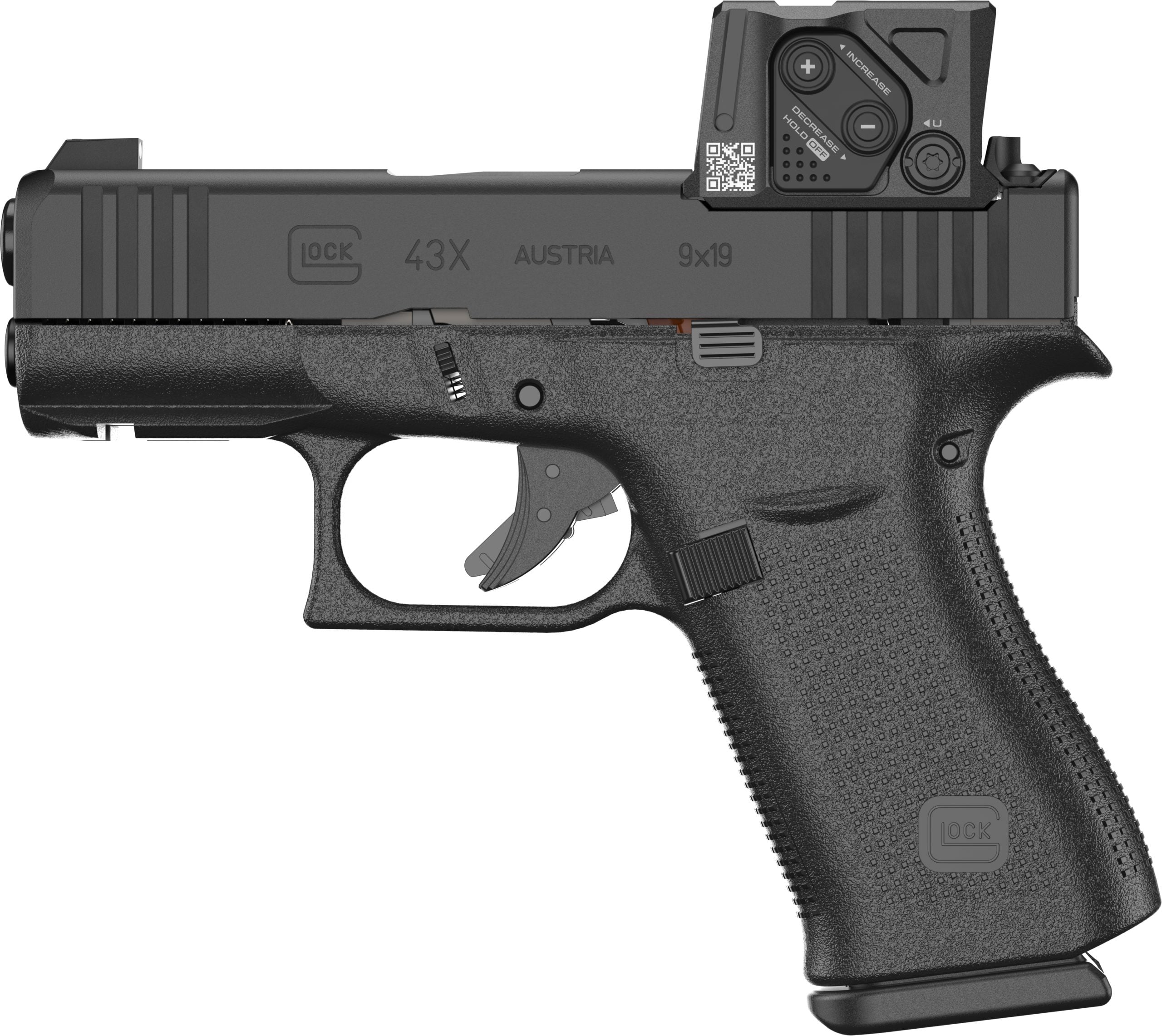 GLOCK 43X MOS8 COA 9mm. Free shipping